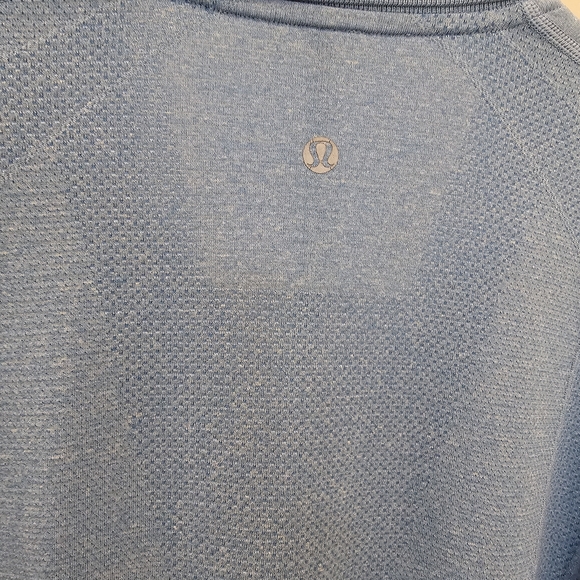 Lululemon Polo Shirt Men's Large Blue Golf Casual Stretch Preppy Athleisure - Picture 4 of 7